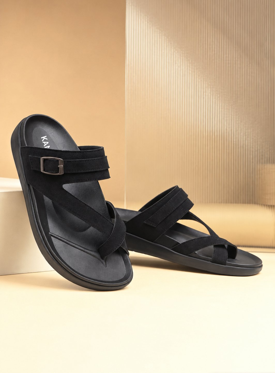 KANASA Walk Classic Buckle Sandal